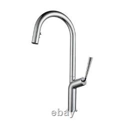 Brass Kitchen Sink Faucet 1 Hole Single Handle Lavatory Vanity Kitchen Mixer Tap