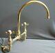Brass Mixer Taps Wall Mounted Taps Ideal Belfast Sink Fully Refurbished Taps
