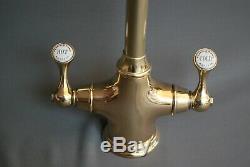 Brass Mono Mixer Lever Taps Kitchen Mixer Ideal 4 Belfast Sink Fully Refurbished