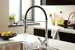 Bristan LQR PROSNK C Liquorice Professional Kitchen Sink Mixer Tap with Pull Out