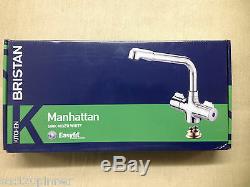 Bristan Manhattan Monobloc Sink Mixer WHITE MH EF SNK WHT NEW EASYFIT MODEL