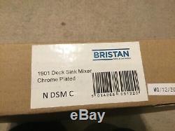Bristan N DSM C 1901 Bridge Kitchen Sink Mixer Tap with Swivel Spout, Chrome NEW