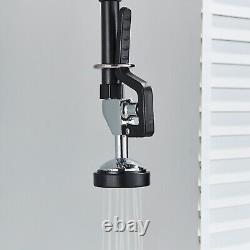 Chrome 25Height Commercial Kitchen Faucet Pre-Rinse Sprayer 8Center Wall Mount