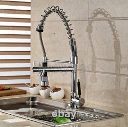 Chrome Commercial & Home Pull Out Spray Kitchen Sink Mixer Tap / Faucet Ksf078
