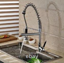 Chrome Commercial & Home Pull Out Spray Kitchen Sink Mixer Tap / Faucet Ksf078