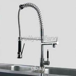Chrome Commercial & Home Pull Out Spray Kitchen Sink Mixer Tap / Faucet Psf007