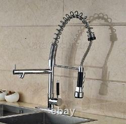 Chrome Commercial & Home Pull Out Spray Kitchen Sink Mixer Tap / Faucet Psf061
