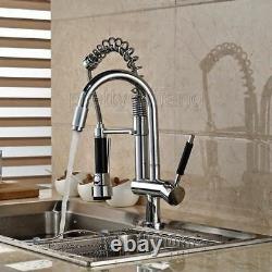 Chrome Commercial & Home Pull Out Spray Kitchen Sink Mixer Tap / Faucet Psf079