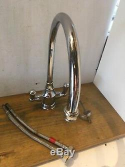 Chrome Kitchen Sink Mixer 4460 Perrin & Rowe Taps Ideal Belfast Butler Sink T2