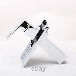Chrome LED Waterfall Colors Changing Bathroom Basin Mixer Sink Faucet HDD725H