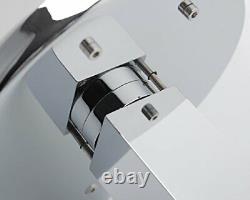 Chrome LED Waterfall Colors Changing Bathroom Basin Mixer Sink Faucet HDD733