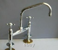 Chrome Mixer Taps Deck Mounted Taps Ideal For A Belfast Sink Fully Refurbished