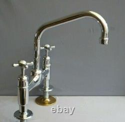 Chrome Mixer Taps Deck Mounted Taps Ideal For A Belfast Sink Fully Refurbished