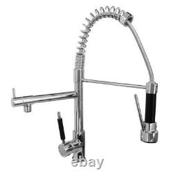 Chrome Swivel Hand Pull Out Spray Faucet Kitchen Spring Sink Mixer Tap 2sf078