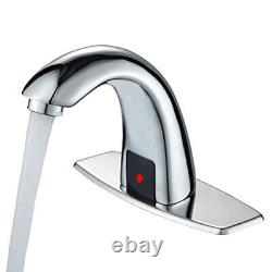 Commercial Automatic Sensor Touchless Bathroom Sink Faucet Motion Activated Hand