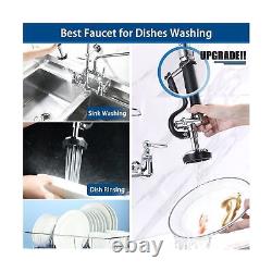 Commercial Faucet with Sprayer Commercial Sink Faucet Wall Mount Faucet with