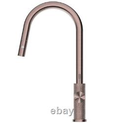 Commercial Kitchen Sink Faucet Pull Out Sprayer Mixer Tap Brushed Bronze