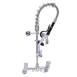 Commercial Kitchen Sink Faucet with Sprayer 360° Rotation Pull Down Mixer Tap US