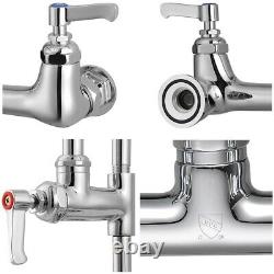 Commercial Pre-Rinse Faucet Kitchen Dishwasher 12 Add-On Faucet Chrome CUPC NSF