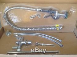 Commercial Pre Rinse Tap Kitchen Sink Trigger Spray Arm Set Pot Washer And Mixer