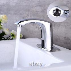 Commercial Touchless Bathroom Sink Faucet Cold and Hot Water Automatic Motion