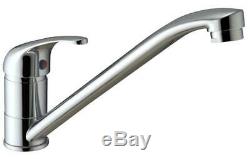 Compact Stainless Steel Kitchen Sink & Small Chrome Sink Mixer Tap Set (KST072)