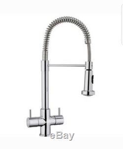 Cooke and Lewis Fiera Chrome Effect Monobloc Spring Neck Kitchen Sink Mixer Tap