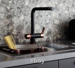 Copper And Black Instant Boiling Water Tap Led