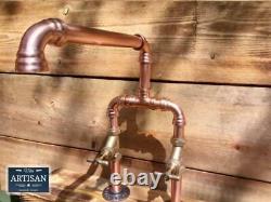 Copper Pipe Swivel Mixer Faucet Taps Wide Reach