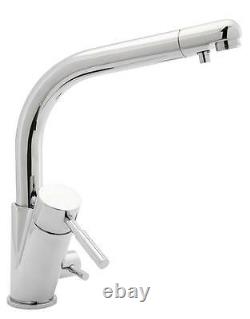 Deva WFMS001 Chrome Kitchen Mixer Tap with Built in Water Filter 2 in 1