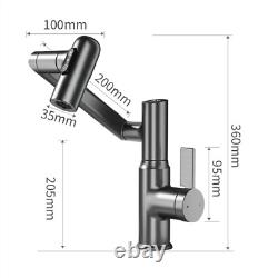 Digital Display LED Basin Faucet 360 Rotation Multi-Function Stream Sprayer Hot