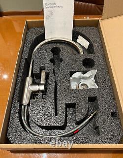 Dornbracht Single Hole Single Lever Mixer Faucet in Brushed Platinum