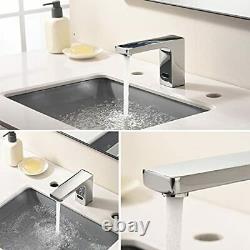 Electric Automatic Touchless Bathroom Sink Faucet Hot and Cold Mixer Sensor