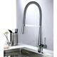 Enza Hervey Chrome Single Lever Pull Out Mixer Kitchen Tap