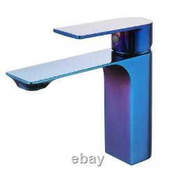 Fashion Basin Sink Faucet Tap Bathroom Hot Cold Mixer Washroom Single Handle Tap