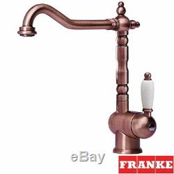 Franke Old England Traditional Copper Single Lever Kitchen Sink Mixer Tap