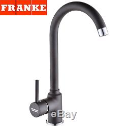 Franke Pola Onyx Swivel Spout Kitchen Sink Basin Modern Mixer Tap Single Lever