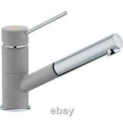 Franke Sirius Top Chrome Grey Kitchen Sink Modern Tap Single Lever Pull Out