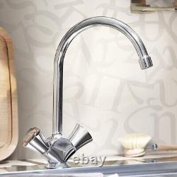 GROHE 31819001 Costa S Kitchen Sink Mixer Tap Polished Chrome Dual Handle