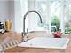 GROHE Concetto Gooseneck Pull Out Sink Mixer Tap Chrome (5 Star)