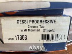 Gessi Cingolo Progressive Wall Mounted Mixer Chrome Tap Kitchen Sink Commercial