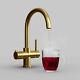 Gold 3 Way Instant Boiling Water Tap Cold Water Filter & Digital Heating Unit