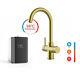 Gold 3 Way Instant Hot / Boiling Water Kitchen Tap & Digital Heating Unit