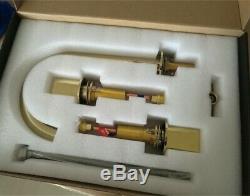 Gold Brass Unique Bathroom Kitchen Sink Faucets Hot&Cold Mixer Tap 2 Handles New