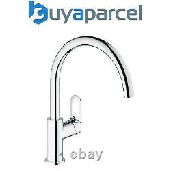 Grohe 31368 BauLoop Chrome Single Lever Kitchen Sink Mixer Tap Swivel High Spout