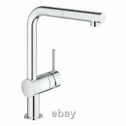 Grohe 32168000 Minta L-Spout Single-lever Sink mixer Pull-Out Tap, Chrome New