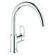 Grohe Bauloop Chrome High Spout Single-Lever Kitchen Sink Mixer Tap 31368000