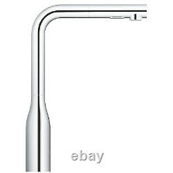 Grohe Chrome Single Lever Pull Out Spray Mixer Kitchen Tap