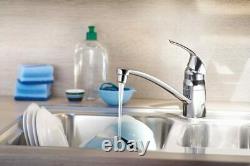 Grohe Eurosmart Chrome Kitchen Single-Lever Sink Mixer Tap Low Spout Sink Tap