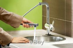 Grohe Minta Single Lever Kitchen Sink Mixer Tap Swivel Spout Pull Out Spray